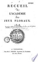 Recueil de l'Académie des jeux floraux