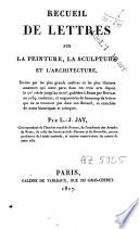 Recueil de lettres sur la peinture, la sculpture et l'architecture
