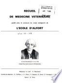 Recueil de médecine vétérinaire