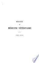 Recueil de médecine vétérinaire