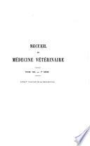 Recueil de médecine vétérinaire