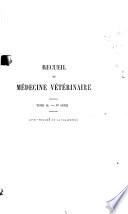 Recueil de médecine vétérinaire