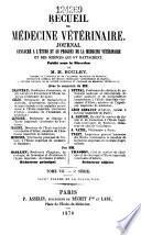 Recueil de médecine vétérinaire