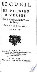 Recueil de poësies chrestiennes et diverses