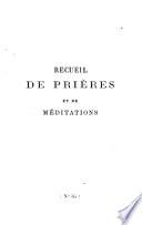 Recueil de prières et de méditations