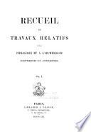 Recueil de travaux relatifs à la philologie et à l'archéologie égyptiennes et assyriennes