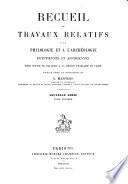 Recueil de travaux relatifs à la philologie et à l'archéologie égyptiennes et assyriennes