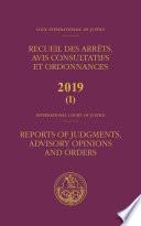 Recueil des arrêts, avis consultatifs et ordonnances 2019: Immunités et procédures pénales (Guinée équatoriale c. France)