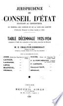 Recueil des arrêts du Conseil d'État statuant au contentieux, des décisions du Tribunal des conflits, de la Cour des comptes et du Conseil des prises