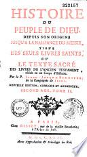 Recueil des critiques contre L'histoire du peuple de Dieu