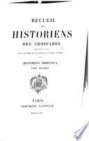 Recueil des historiens des croisades