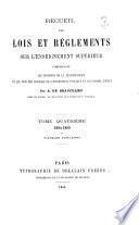 Recueil des lois et règlements sur l'enseignement supérieur, comprenant les décisions de la jurisprudence et les avis des conseils de l'instruction publique et du Conseil d'état: 1884-[mai] 1889