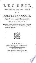 Recueil Des Plus Belles Piéces Des Poëtes François