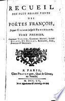 Recueil des plus belles pièces des poëtes françois