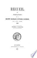 Recueil des publications