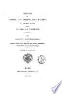 Recueil des traités, conventions, décrets et actes relatifs à la paix avec l'Allemagne