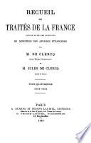 Recueil des traités de la France: 1883-1884