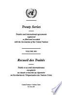 Recueil Des Traités