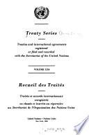 Recueil Des Traites