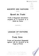 Recueil Des Traités