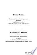 Recueil Des Traités
