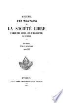 Recueil des travaux