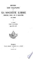 Recueil des travaux