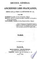 Recueil général des anciennes lois françaises depuis l'an 420 jusqu'à la révolution de 1789