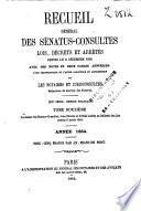 Recueil général des lois, décrets et arrêtés