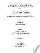 Recueil général des lois et des arrêts en matière civile, criminelle, commerciale et de droit public par J. B. Sirey