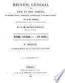 Recueil général des lois et des arrêts en matière civile, criminelle, commerciale et de droit public par J. B. Sirey
