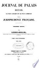 Recueil général des lois et des arrêts fondé par J. B. Sirey, Journal du Palais, Pandectes françaises périodiques