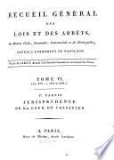 Recueil général des lois et des arrêts