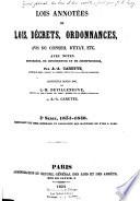 Recueil général des lois et des arrêts