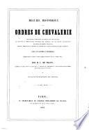 Recueil historique des ordres de chevalerie