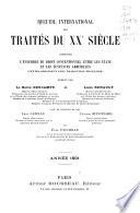 Recueil international des traités du XXe siècle