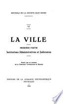 Recueils de la Société Jean Bodin pour l'histoire comparative des institutions