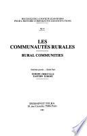 Recueils de la Société Jean Bodin pour l'histoire comparative des institutions