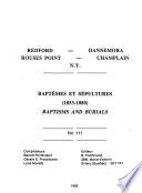 Redford, Dannemora, Rouses Point, Champlain, N.Y.