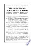 Reflets et perspectives de la vie économique