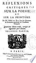 Réflexions critiques sur la poësie et sur la peinture. 3 (1740)