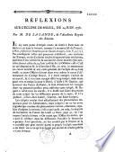 Réflexions sur l'éclipse de soleil du 24 juin 1778...