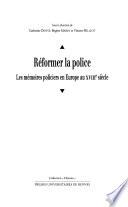 Réformer la police