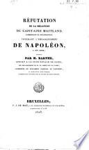 Réfutation de la relation du Capitaine Maitland