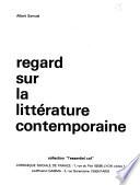 Regard sur la littérature contemporaine