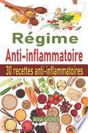 Régime anti-inflammatoire