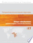 Regional Economic Outlook, October 2017, Sub-Saharan Africa