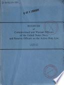 Register of Commissioned and Warrant Officers of the United States Navy and Reserve Officers on Active Duty