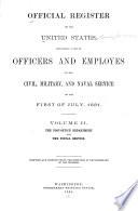 Register of Officers and Agents, Civil, Military, and Naval, in the Service of the United States, on the ...