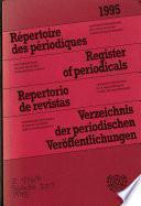 Register of Periodicals